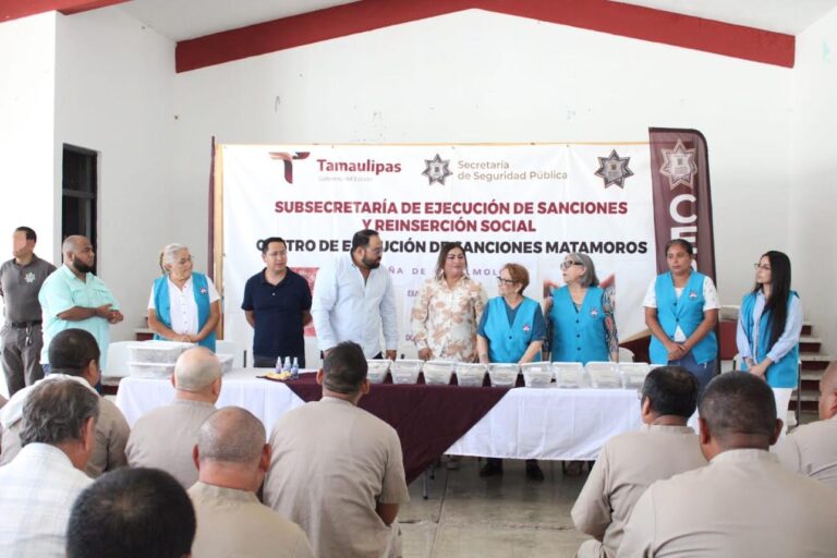 Reciben PPLs 160 pares de lentes en CEDES Matamoros