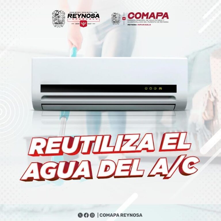Recomienda COMAPA reutilizar agua de aire acondicionado